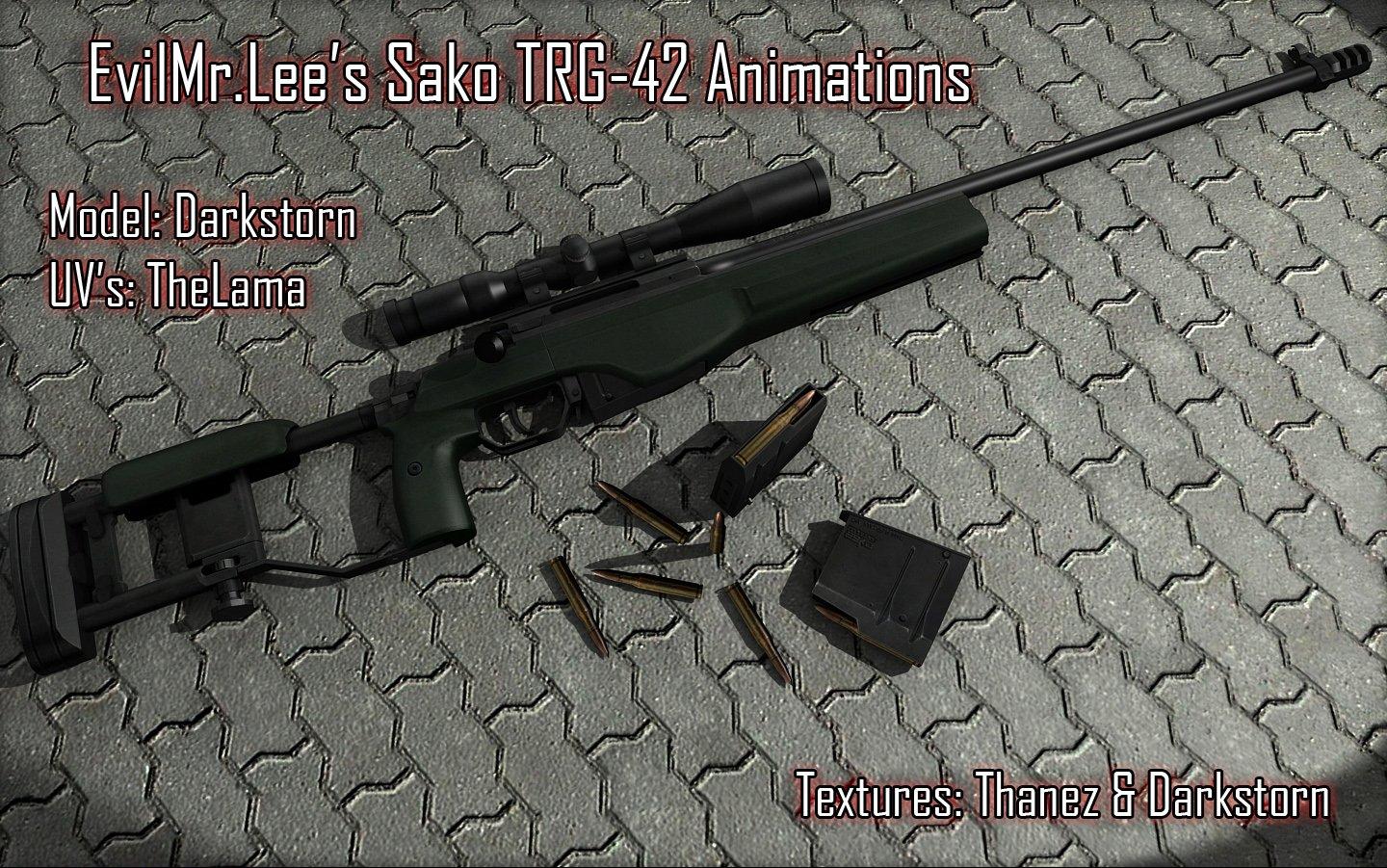 AWP - Новая снайперка (Sako TRG-42 Animations)