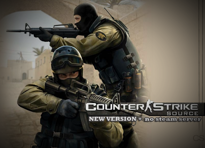 Готовые игры css - Counter-Strike Source New Version + (no steam server)