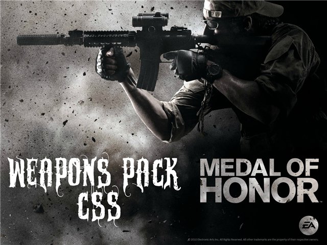 Моды и Скрипты css - Классный пак оружия из игры Medal Of Honor